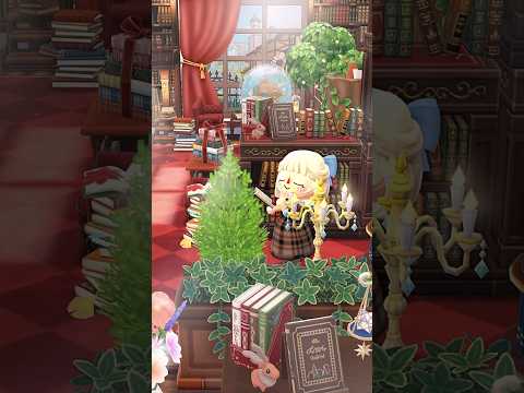 【ポケ森】 図書館…📗📚【キャンプ場レイアウト】#acpc #animalcrossing #ポケ森コンプリート #shorts