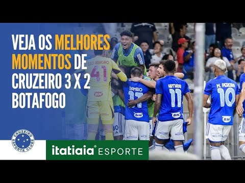 CONFIRA OS MELHORES MOMENTOS DE CRUZEIRO 3 X 2 BOTAFOGO