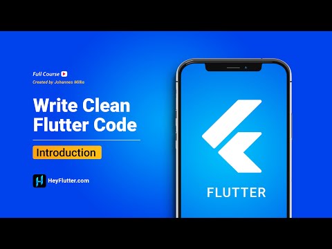 Write Clean Flutter Code - Introduction