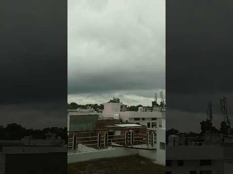 🌧बादलों की गडगडाहट🌧बरसात का सुहाना मौसम🌪 #Barish #Badalsound #Shorts #Funwith #Sawan