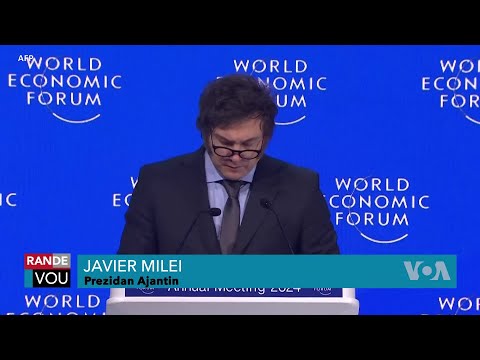 Nouvo Prezidan Ajantin Vwayaje Davos pou Asiste Fowom Ekonomik Mondyal la
