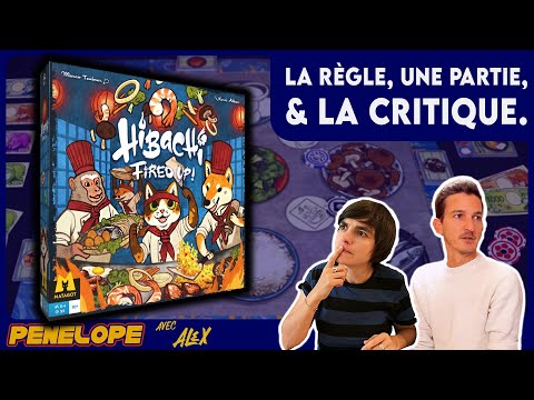 HIBACHI FIRED UP - La règle, la partie, la critique !