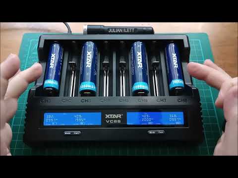 Xtar VC8S Battery Charger Tested