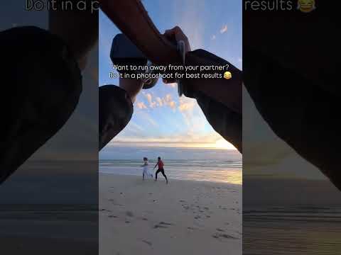 Run from your partner: photoshoot edition