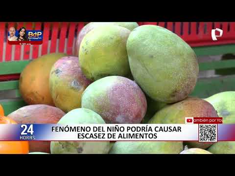 Fenómeno "El Niño" podría causar escasez de alimentos