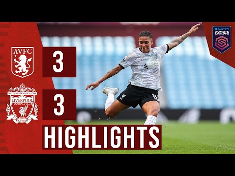 HIGHLIGHTS: Aston Villa 3-3 Liverpool Women | Six-goal thriller at Villa Park
