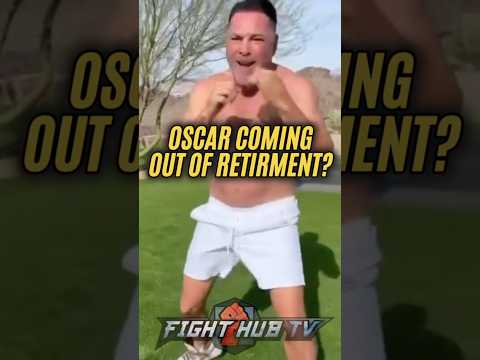 De La Hoya TEASES coming out of retirement after Ryan fight!