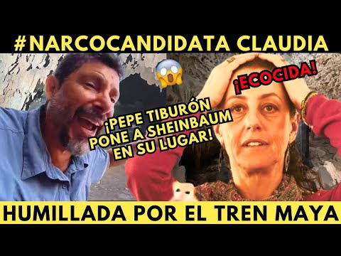 EL RAPIDIN: #PEPE TIBURÓN PONE A #CLAUDIA SHEINBAUM EN SU LUGAR POR EL #TRENMAYA