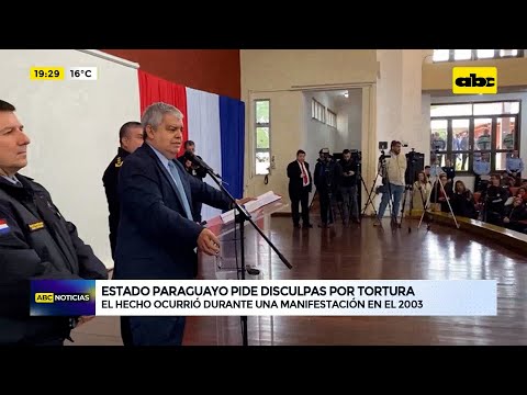 Estado paraguayo ofreció disculpas públicas por torturas a campesinos en 2003