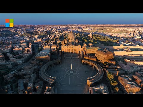 The world’s first 3D replica of St. Peter’s Basilica, made with Microsoft AI