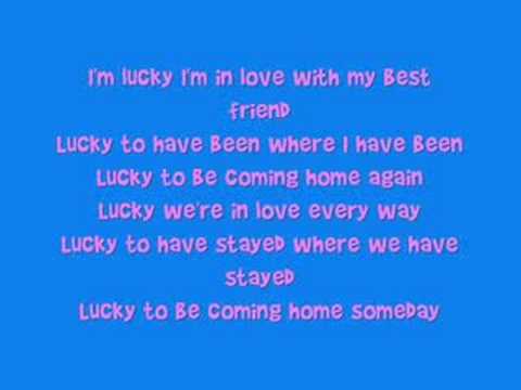 lucky lyrics