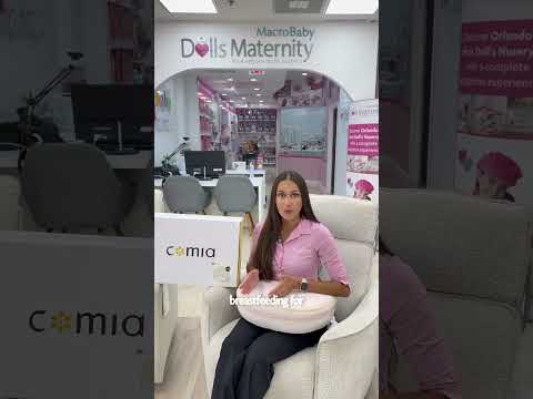 This Nursing Pillow Tracks Your Baby's Feedings & Lights Up
