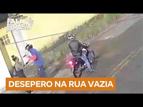 Desespero em São Paulo: jovem é assaltada na porta de casa
