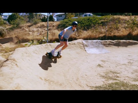 The Phantom Electric Skateboard Takes on a BMX Track