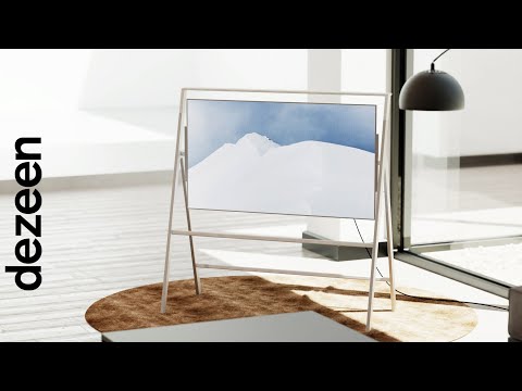 Hyeona Kim and WooSeok Lee design portable OLED display in the form of an artist's easel | Dezeen