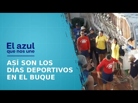 El Buque Gloria sigue en competencia: continúa la semana deportiva a borde del embajador de Colombia