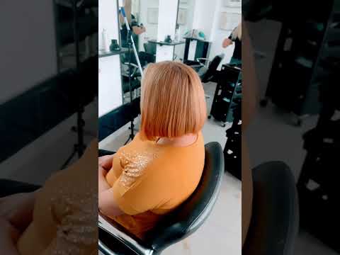 Bob cut #hairstyle #diyhairstyle #haircut #miniblowout