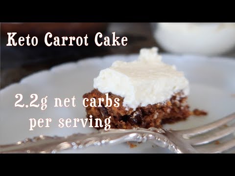 KETO CARROT CAKE | kid friendly | grain free | low carb | ketogenic recipe