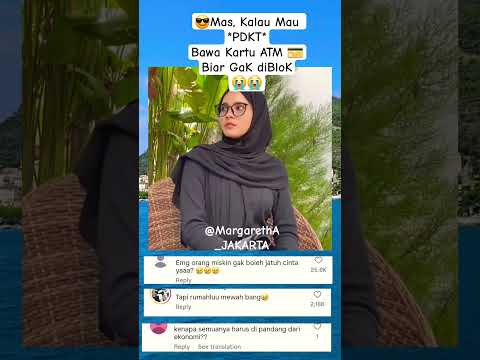 😎Mas, Kalau Mau *PDKT* Bawa Kartu ATM 💳 Biar GaK diBloK😭😭#pdkt#gagal#blokir@MargarethA_JAKARTA