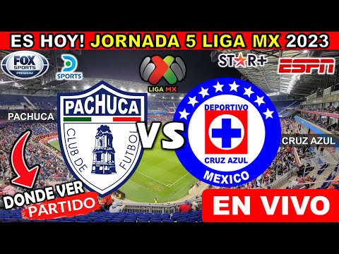 Pachuca vs Cruz azul EN VIVO donde ver y a que hora juega cruz azul vs. pachuca fecha 5 liga MX 2023