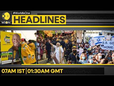 Exit polls: NDA to return, gains in South | Anti-Netanyahu protests in Tel Aviv | WION Headlines