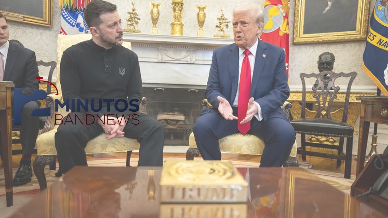 Trump recebe Zelensky para falar sobre guerra na Ucrânia   BandNews em 2 Minutos 180825  Manhã