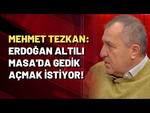 Mehmet Tezkan: Erdoğan Altılı Masa'da gedik açmak niyetinde