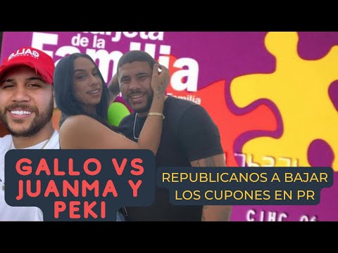 REPUBLICANOS A BAJAR CUPONES EN PR - GALLO THE PRODUCER VS JUANMA Y LA PEKI