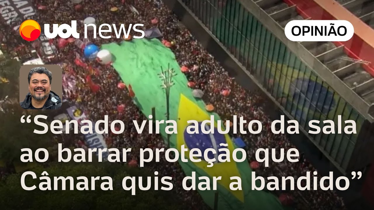 Senado agiu como adulto na sala, barrando a proteção que a Câmara quis dar para bandidos | Sakamoto