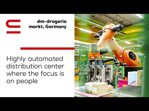 dm-drogerie markt, Germany: Highly automated distribution center where the focus is on people