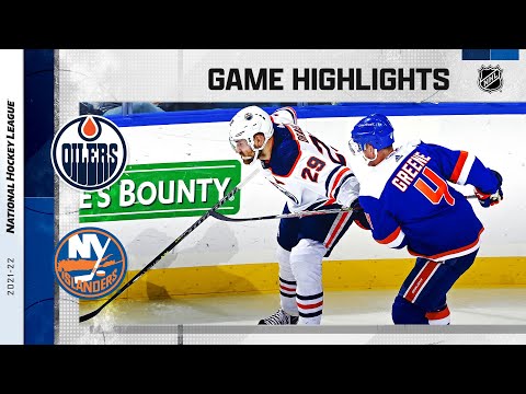 Oilers @ Islanders 1/1/22 | NHL Highlights