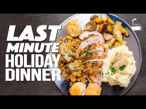 THE MOST IMPRESSIVE THANKSGIVING / HOLIDAY DINNER...READY IN JUST 2 HOURS! | SAM THE COOKING GUY