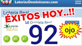 Bingo Hoy 92 Loteria Real Resultados De Hoy