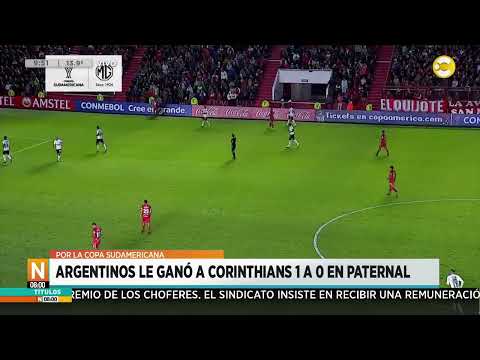 Sudamericana: Argentinos le ganó a Corinthians 1 a 0 en Paternal ?N8:00? 24-04-24