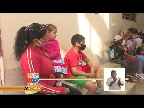 Más de 50 MIL niños en Pinar del Río reciben la primera dosis de refuerzo contra la COVID 19