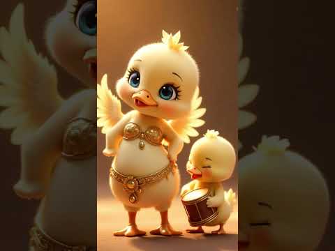 Cute Duckling's Belly Dance #shorts #happy