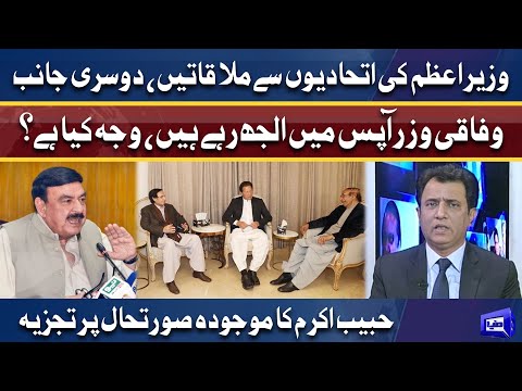 Moonis Elahi hits back at Sheikh Rashid over his statement | Habib Akram analysis | Dunya News