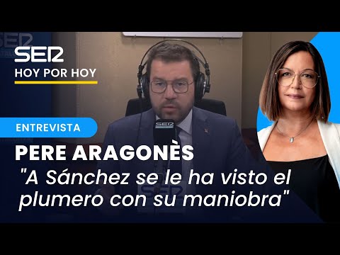 Àngels Barceló entrevista al president de la Generalitat, Pere Aragonès