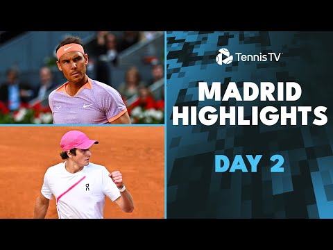 Nadal Opens Campaign; Fonseca Eyes Maiden Masters 1000 Win | Madrid 2024 Highlights Day 2