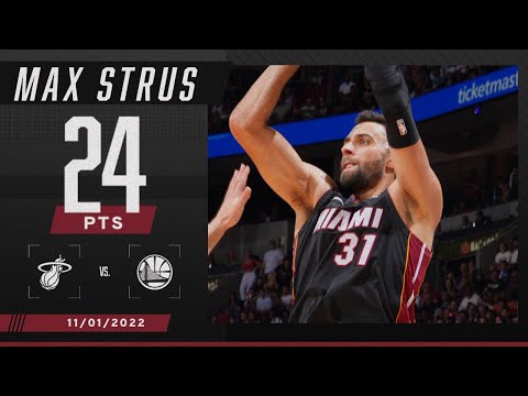 Max Strus leads Heat OFF THE BENCH with 24 PTS to help Miami storm back vs. Warriors video clip