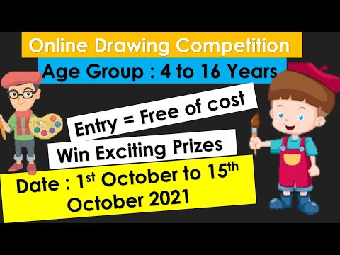 Online Drawing Competition October 2021 #Online drawing Competition by Mani Gurukul