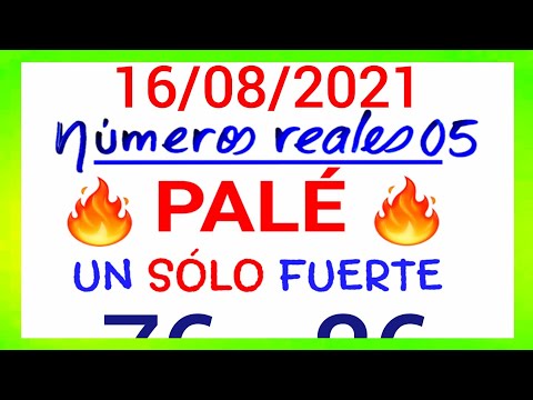 NÚMEROS PARA HOY 16/08/21 DE AGOSTO PARA TODAS LAS LOTERÍAS...!! Números reales 05 para hoy...!!