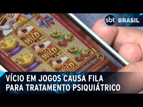 Dependência ao jogo do tigrinho causa filas de espera para tratamento médico | SBT Brasil (22/06/24)