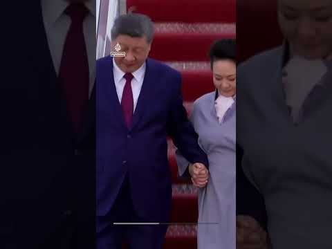 China's Xi arrives to Trump welcome on state visit