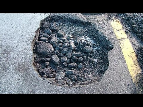 Potholes wreak havoc on roads, vehicles