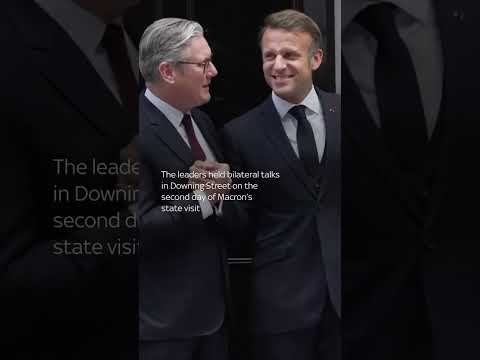 Starmer welcomes Macron to Downing Street