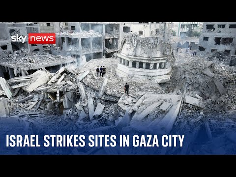 Israel-Hamas war: Israeli military strikes hundreds of targets across Gaza