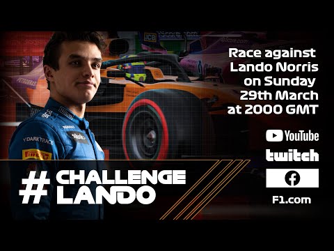 LIVE: Lando Norris races fans on the F1 2019 game | #ChallengeLando