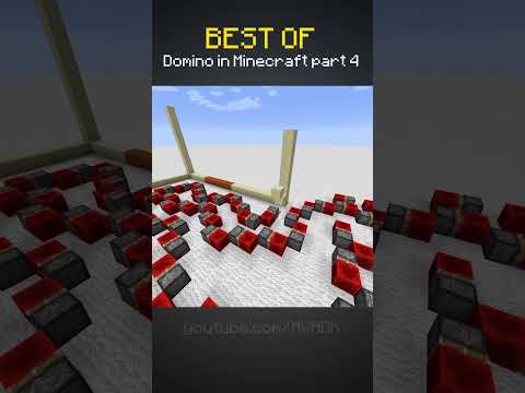 BEST OF Domino in Minecraft part 4 #shorts