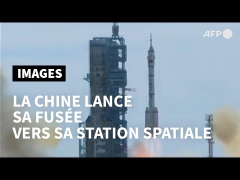 Décollage de la première mission habitée vers la station spatiale chinoise | AFP Images